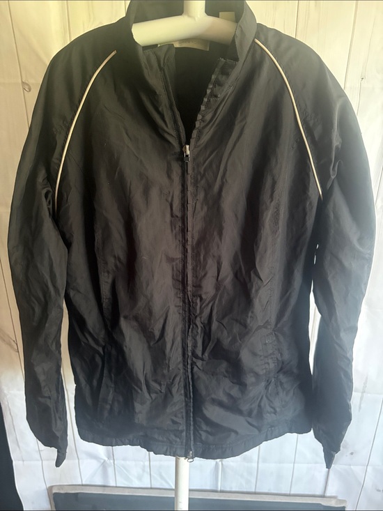 Greg Norman Collection Other - Greg Norman Collection Black Windbreaker with White Piping